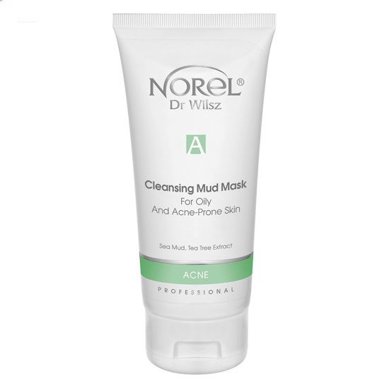 NOREL ACNE MASKA BŁOTNA OCZYSZCZAJĄCA DLA SKÓR TŁUSTYCH I TRĄDZIKOWYCH 200ML PN339